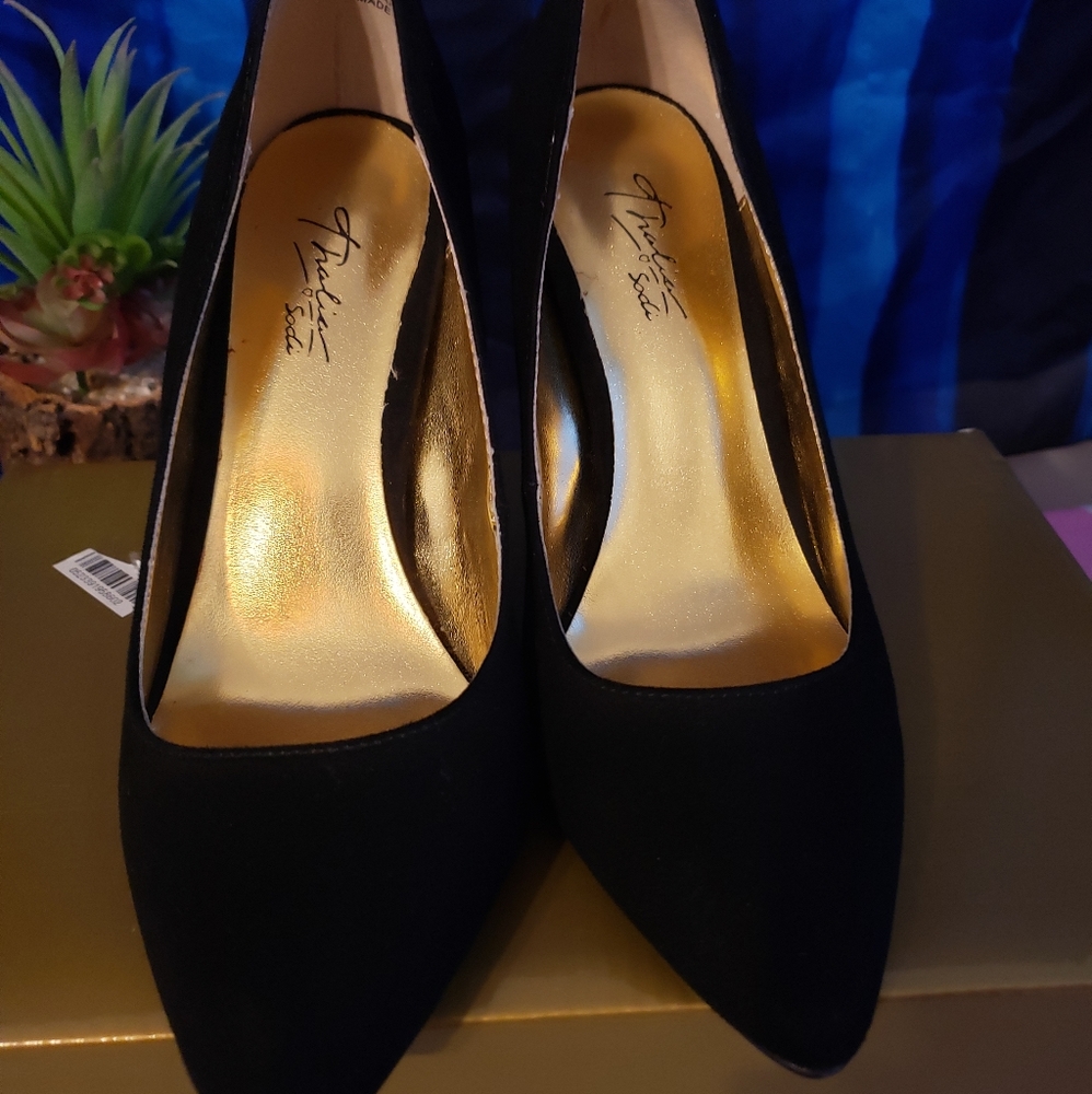 Thalia Sodi Pumps Shoes Black Size 6 - Picture 1 of 4